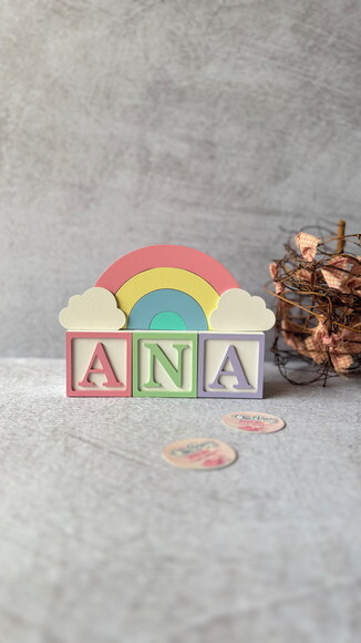 Candy Colors - Cubos 6x6cm Ts + Arco Íris.