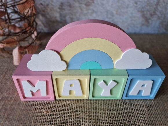 CANDY COLORS - Cubos 6x6cm TS + ARCO ÍRIS.
