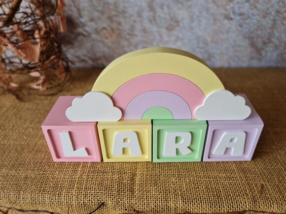 CANDY COLORS - Cubos 6x6cm TS + ARCO ÍRIS.