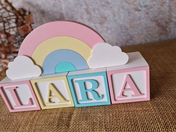 CANDY COLORS - Cubos 6x6cm TS + ARCO ÍRIS.