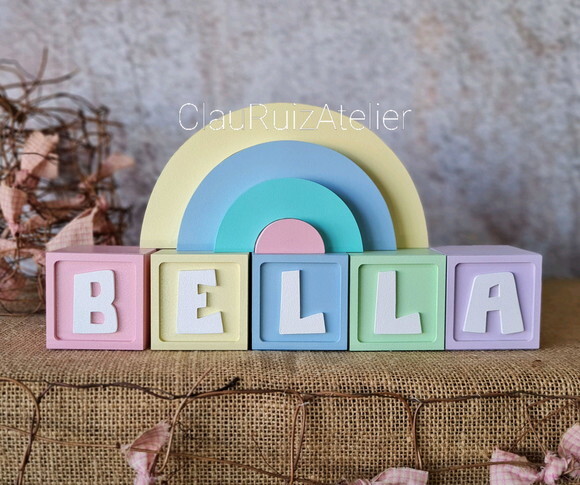 CANDY COLORS - Cubos 6x6cm TS + ARCO ÍRIS.