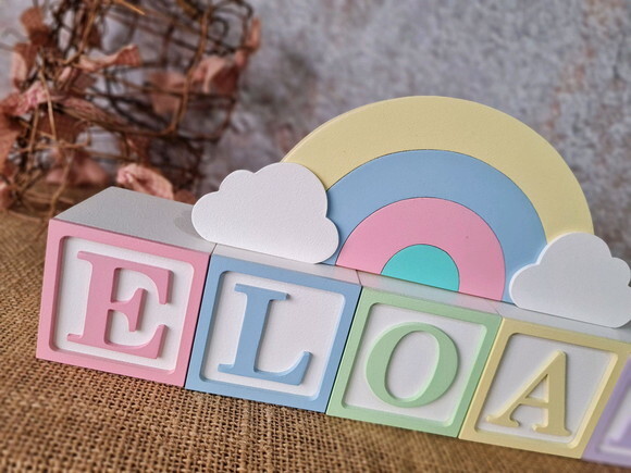 CANDY COLORS - Cubos 6x6cm TS + ARCO ÍRIS.