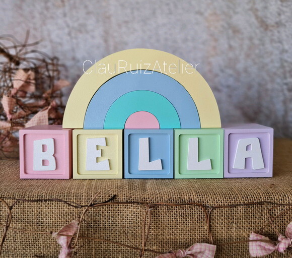 CANDY COLORS - Cubos 6x6cm TS + ARCO ÍRIS.
