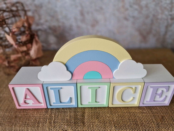 CANDY COLORS - Cubos 6x6cm TS + ARCO ÍRIS.