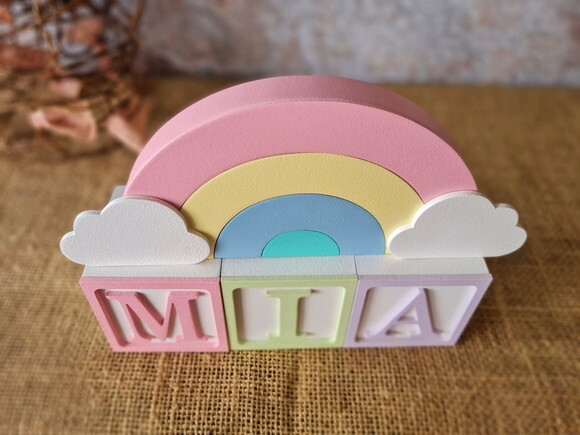 CANDY COLORS - Cubos 6x6cm TS + ARCO ÍRIS.