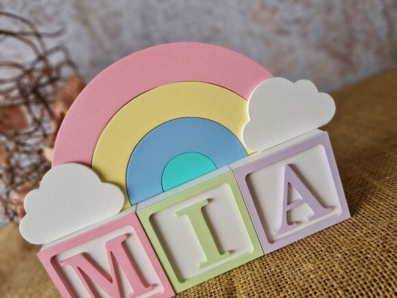 CANDY COLORS - Cubos 6x6cm TS + ARCO ÍRIS.