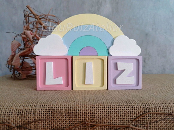 CANDY COLORS - Cubos 6x6cm TS + ARCO ÍRIS.