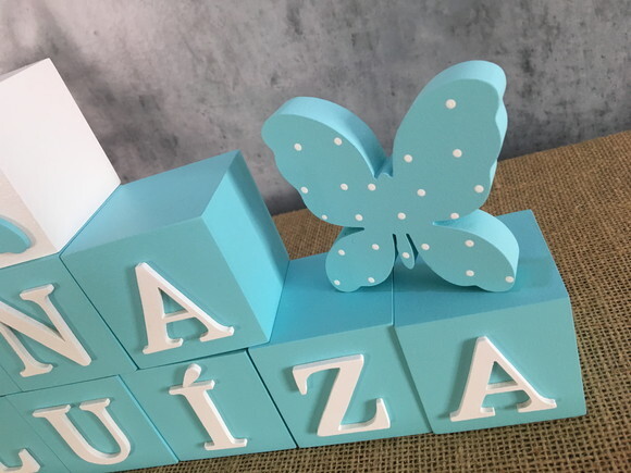 Candy Colors - Cubos 6x6cm Ts + Borboleta