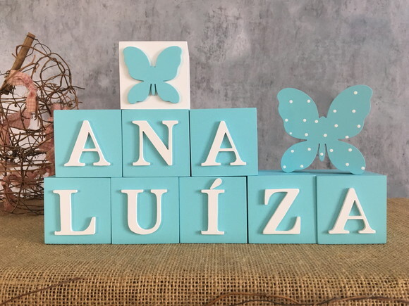 Candy Colors - Cubos 6x6cm Ts + Borboleta