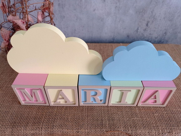 CANDY COLORS - Cubos 6x6cm TS + DUPLA DE NUVEM