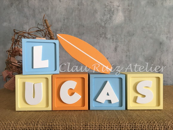 CANDY COLORS - Cubos 6x6cm TS + PRANCHA DE SURF