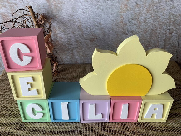 Candy Colors - Cubos 6x6cm Ts + Sol