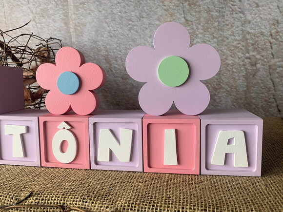 Candy Colors - Cubos 6x6cm Ts +flores