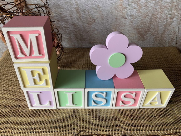 Candy Colors - Cubos 6x6cm Ts +flores