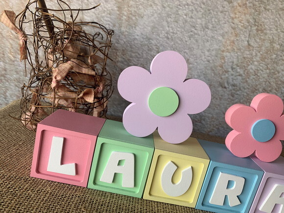 Candy Colors - Cubos 6x6cm Ts +flores