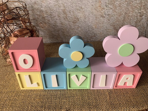 Candy Colors - Cubos 6x6cm Ts +flores