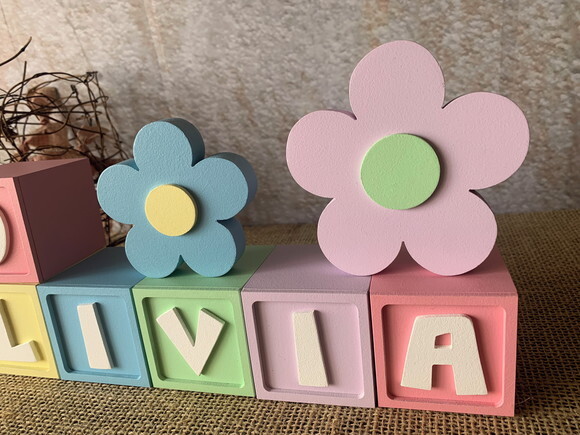 Candy Colors - Cubos 6x6cm Ts +flores