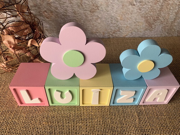 Candy Colors - Cubos 6x6cm Ts +flores