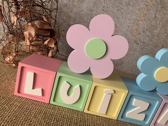 Candy Colors - Cubos 6x6cm Ts +flores