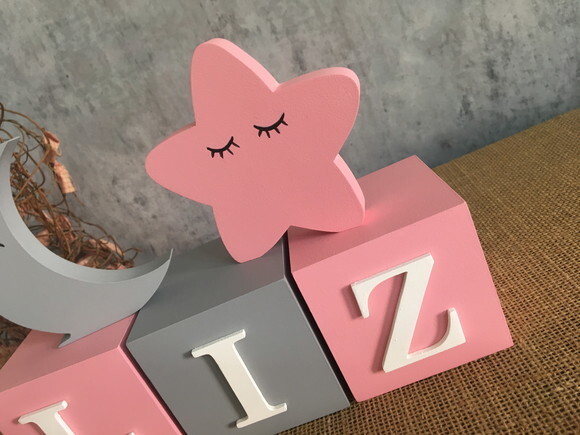 CANDY COLORS - Cubos 8X8 + SLEEPY BABY LUA E ESTRELA