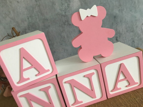 Candy Colors - Cubos 8x8cm + Ursa