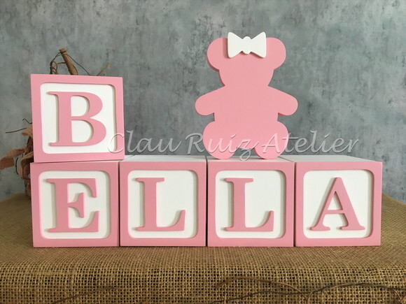 Candy Colors - Cubos 8x8cm + Urso