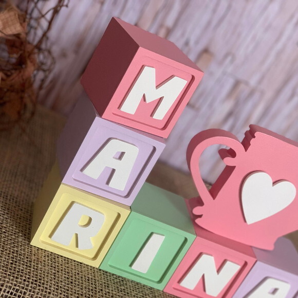 Candy Colors - Regador - Cubos 6x6cm Ts