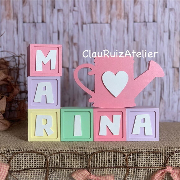 Candy Colors - Regador - Cubos 6x6cm Ts