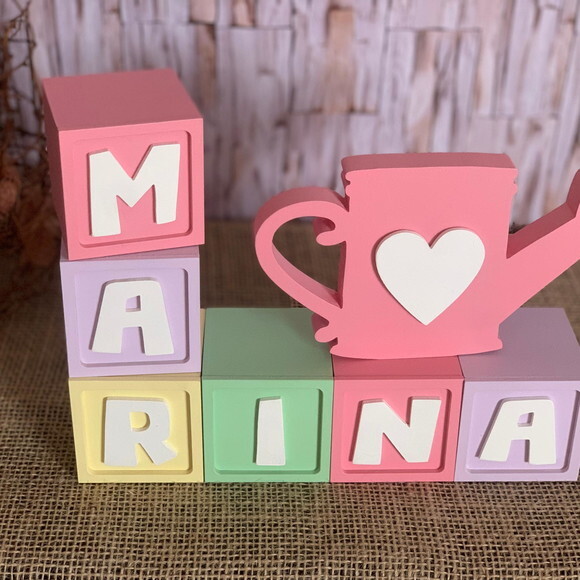 Candy Colors - Regador - Cubos 6x6cm Ts