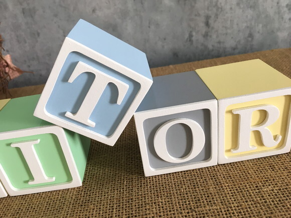Candy Colors Cubos Personalizados Decoração Bebê e Infantil