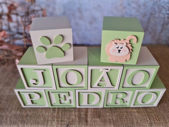 Candy Colors Ts- Cubos 6x6cm Safari