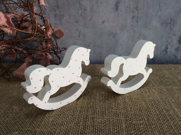 Cavalinho Carrossel Dupla - Poá 8cm