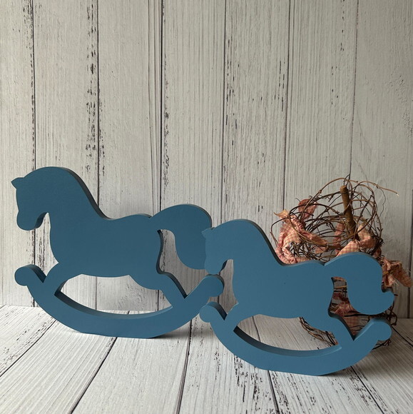 Cavalinhos de Balanço - Decoração Bebê 20cm e 15cm