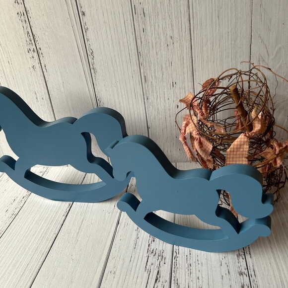 Cavalinhos de Balanço - Decoração Bebê 20cm e 15cm