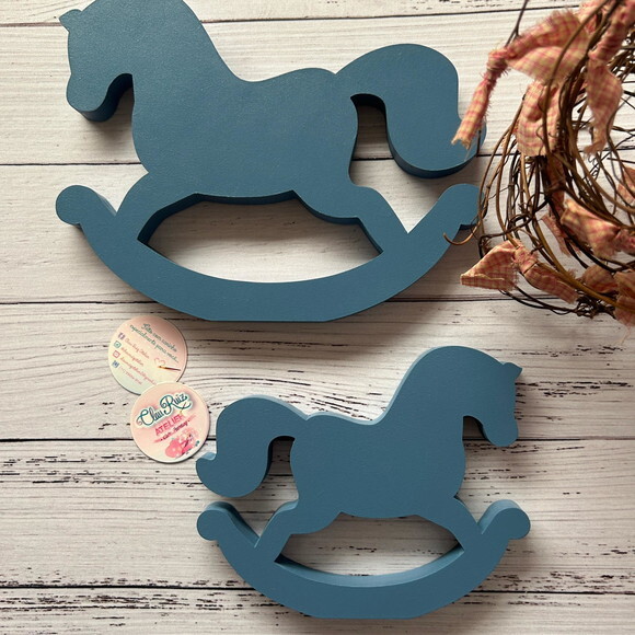 Cavalinhos de Balanço - Decoração Bebê 20cm e 15cm