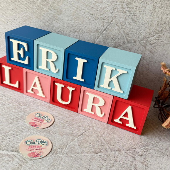 Chá Revelação - Toy Story- Cubos 6x6cm