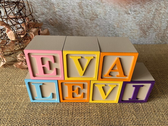 Chá Revelação - Toy Story- Cubos 6x6cm