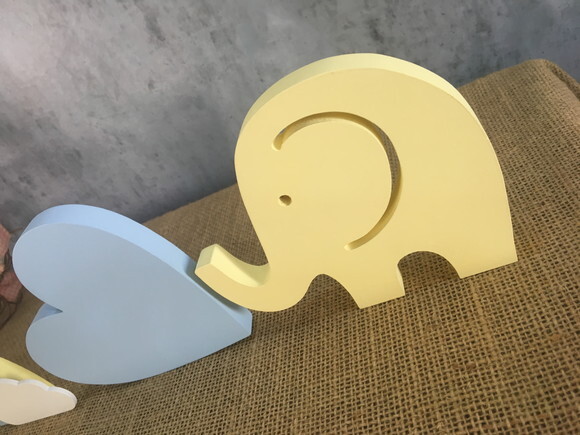 Chuva de Amor Arco íris + Coração + Elefante