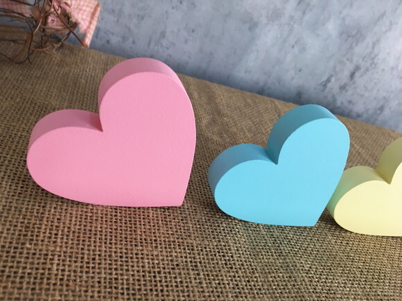 Corações Candy Colors - Trio