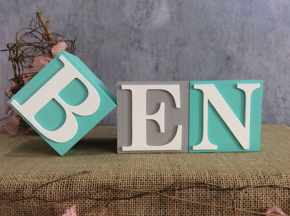 Cubos 10x10 -nomes Decoração Infantil e Bebês