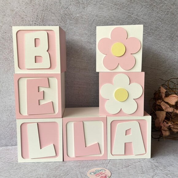 Cubos 10x10cm Ts Decoração de Quarto de Bebê