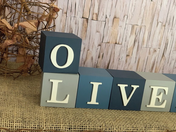 Cubos 6x6cm - Decoração Bebê Enfeite de Maternidade