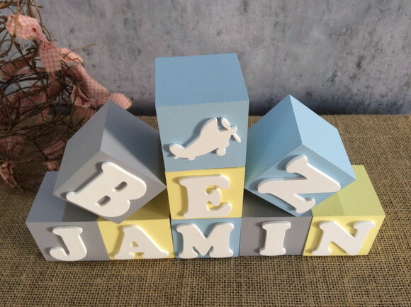 Cubos 6x6cm + Avião