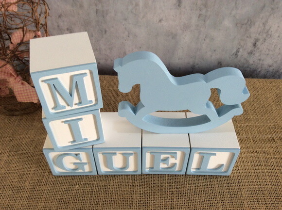Cubos 6x6cm + Cavalinho