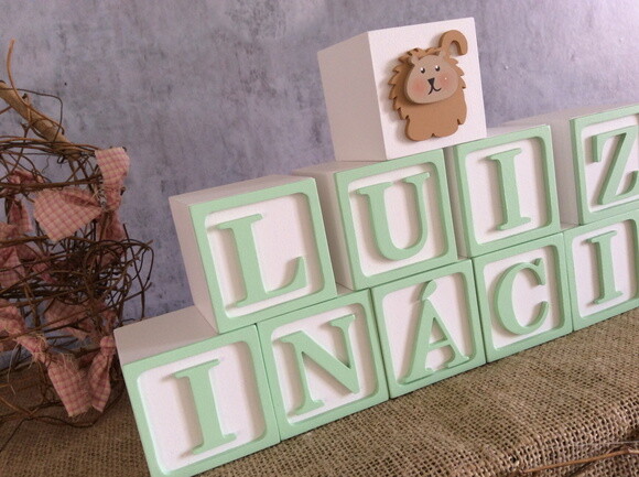Cubos 6x6cm + Leãozinho