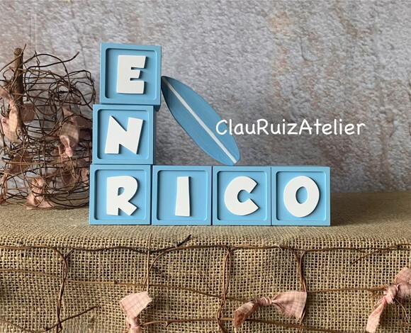 Cubos 6x6cm + Prancha De Surf