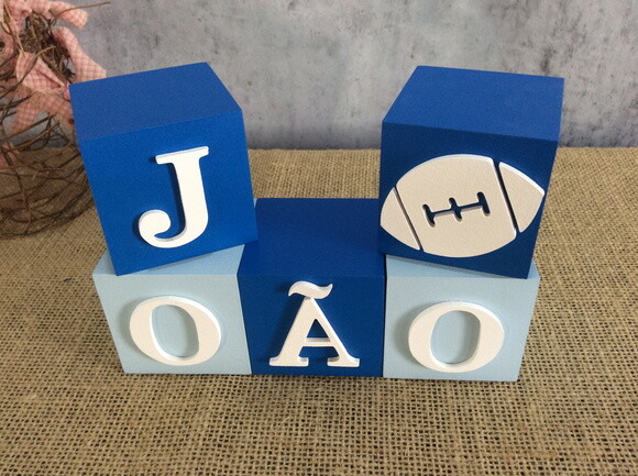 Cubos 6x6cm Futebol Americano