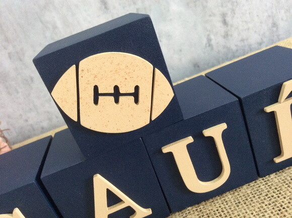 Cubos 6x6cm Futebol Americano