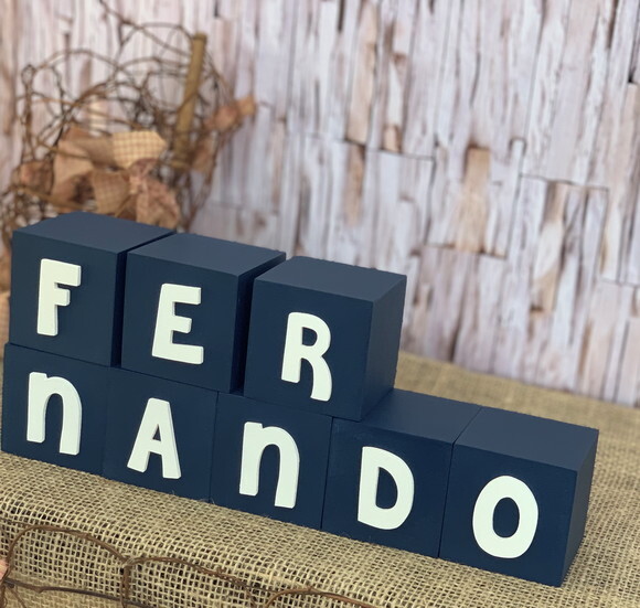 Cubos 6x6cm Linha Cute - Decoração Bebê