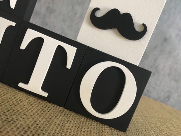 Cubos Decorativos Personalizados com  Nome do Bebê em MDF - Tema